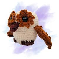 Owl Soft Toy, Cuddle Owl, Barn Owl, Handmade Crochet, Bird Watcher Gift
