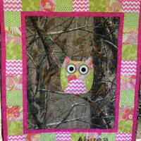 Baby Camoflage Owl Quilt