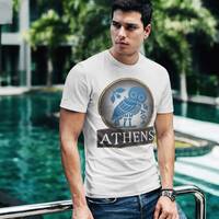 Ancient Athens - Athenian Owl Symbol of Greek Goddess Athena T-shirt