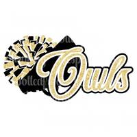 Owls Glitter Cheer SVG/PNG