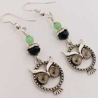 Owl Earrings - Owl Jewelry - Gift for her