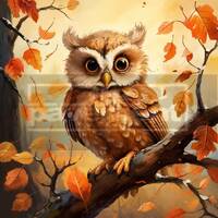 Fall Owl PNG