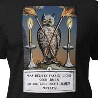 ALCHEMICAL OWL SAYS… 1609 Amphitheatre of Eternal Wisdom - Unisex T-Shirt