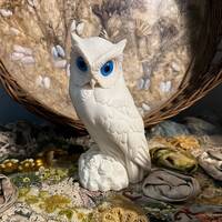 Owl Sculpture Statue Ancient Greek Symbol of Knowledge and Wisdom