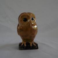 Ceramic Owl with Glass Eyes 1970s