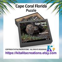 Cape Coral Burrowing Owls Puzzle | Florida Wildlife and Birds | Nature | 120, 252 or 500 Pieces