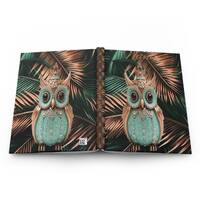 Wise Owl 1, Multi-pattern, Hardcover Journal Matte, Personalize