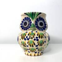 Super Cutie Mexican Tonala Handpainted Owl Mug