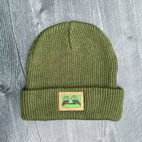 Saw-whet Owl Beanie | Hemp and Organic Cotton | Eco-friendly Gift for Bird Lover | Hat, Cap, Knitted