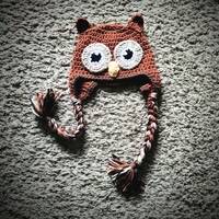 Crochet Owl Hat Made to order