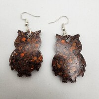 Owl Earrings Handmade Cute Dangle Jewelry - Gift for Teacher Mom, Mother's Day Wise Animal Jewel