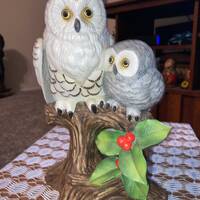 1988 Snowy Owl Figurine by Andrea numbered 8242