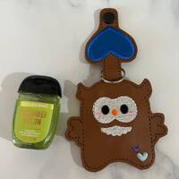 Owl Keychain, Hand SanitizerHolder, Hand SanitizerCase, Sanitizers Holders Custom, Hand Sanitize Hol