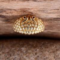 Vintage Brass Owl Ring, Gold Bird Ring for Women, Owl Lover Bird Inspired Ring, gift for her, Christ