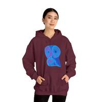 Owl Sweatshirt. Retro. Hooded, Unisex. Gift. Owl Hoodie. Owl Gift. Owl Lover Sweatshirt. Owl Sweatsh