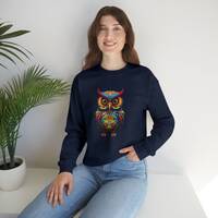 Owl Sweatshirt, Animal Sweatshirt, Owl Sweatshirt For Women, Trendy Sweatshirt, Unique Sweatshirts, 