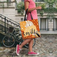 Lucky Owl – Tote Bag Owl Cartoon | Cute Tote | Kids Bag | LUCKY GUYS Collection | Bag Owl Cart