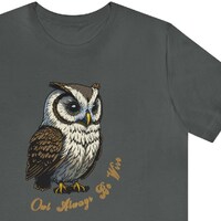 Birds Lover T-shirt For Women, Animal Lover T-shirt For Men, Owl Lover T-shirt For Women, Owl Lover 