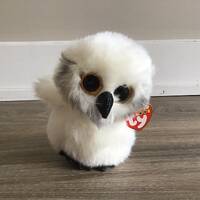 ty Beanie Boos Austin the Owl Stuffed Animal Plush Toy 6.5"