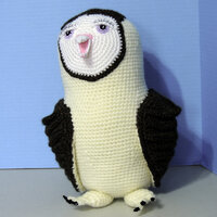 Handmade Crocheted Barn Owl Stuffed Animal: Amigurumi Doll