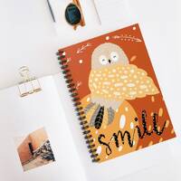 Lucky Owl – Notebook cool Cartoon | Cute Notebook | Kids Notebook | Journal for Kids | Noteboo
