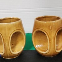 Holekham Pottery Owl mugs