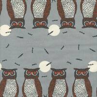 Moda Classic Retro Holiday Whoot Owls, 16" Wide Toweling, 920-312, Sold In Half Yard Increments