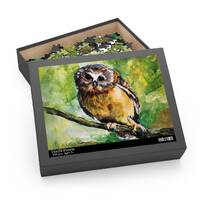 Owl Puzzle - Patricia Hoffman Art (252 pieces or 500-Piece)