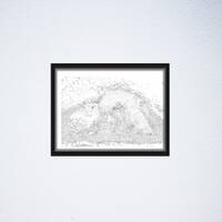 Owl and Dog Stippling Print