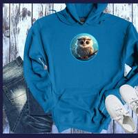 Watercolor Baby Owl Hooded Sweatshirt - Perfect Owl Lover Gift