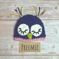 Preemie Sleepy Owl