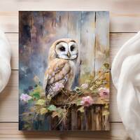 Personalized Barn OwlJournal, Custom Journal, Bird Gifts, Owl Gifts, Gift for Bird Lover, Gift for B