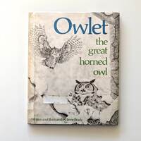 Owlet the Great Horned Owl. Richly illustrated 1970s book with inscription by author.