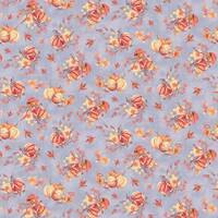 Night Owls Lilac Pumpkin Toss Cotton Fabric, Kathleen Francour for Studio E, 6986-55