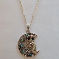 Owl Moon Necklace