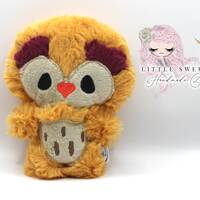 Owl Stuffie,  Owl Stuffed Animal, Owl Soft Toy, Stuffed Toy Animal, Cuddle Plush Owl, Handmade Stuff