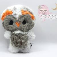 Owl Stuffie,  Owl Stuffed Animal, Owl Soft Toy, Stuffed Toy Animal, Cuddle Plush Owl, Handmade Stuff