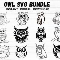 owl svg, owl png, owl clipart, owl print, owl shirt, owl dxf, wild bird svg, woodland animal svg, ow