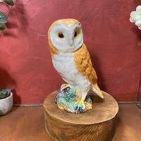 Large Beswick Barn Owl 1016 Bird Figurine