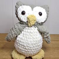 Crocheted Owl Stuffed Toy