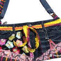 Sleepy Owl Jean Purse