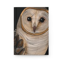 Owl Hardcover Journal Matte