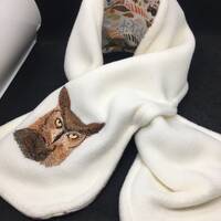 Winter Scarf with Owl