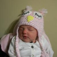 54) Crochet Newborn to Three Months Sleeping Owl Hats  Older Children's Hats
