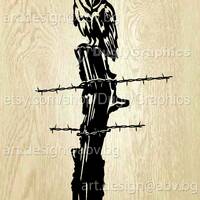 Owl Vector Art: Lonely Bird Graphic (Digital Download)