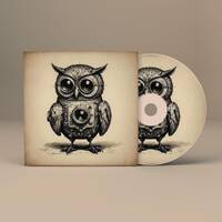 Eule retro Design, Owl Steampunk Stil, Eule Image, Vogel Bild, Vogel Plakat,  Wall Art owl
