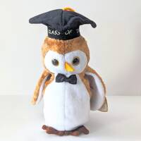 2000 Ty Beanie Baby Wisest Owl: Vintage Plush Collectible