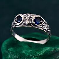 Silver Owl Ring, Elegant Wisdom & Enchantment Band, Unique Feathered Owl Jewelry, Mystical State