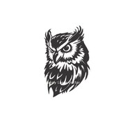 Owl SVG, Dieren gesneden bestand voor laser, owl laser file, cricut, silhouette animal