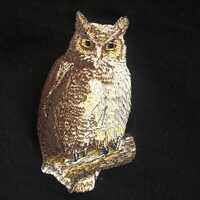 Great Horned Owl Embroidered Sweatshirt, Cozy Owl Sweater, Wildlife Lover, Nature Lover Gift, Owl Ap